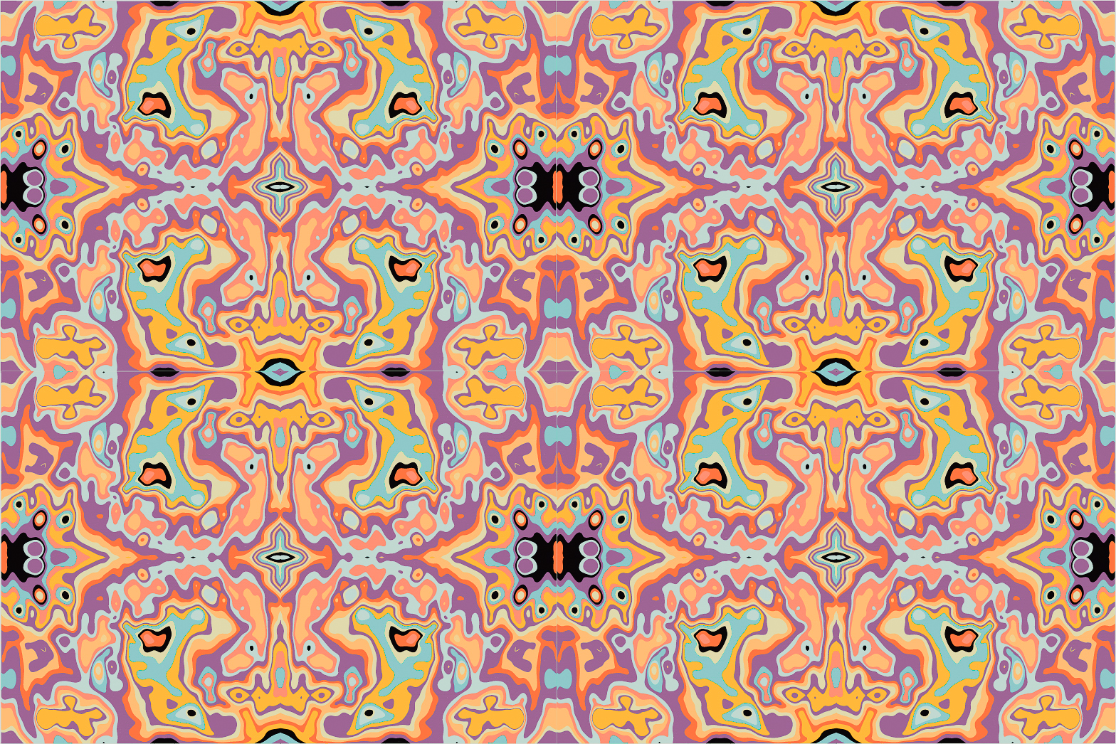 Psychedelic Background Pattern